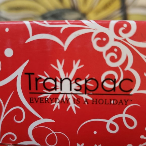 Johanna Parker Reindeers Ceramic Christmas Salt & Pepper Shakers 4" Set of 2 NEW - Picture 7 of 7